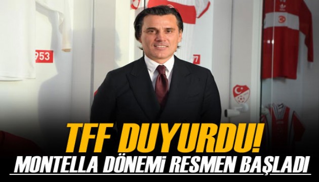 Milli Takım'da Vincenzo Montella dönemi resmen başladı!