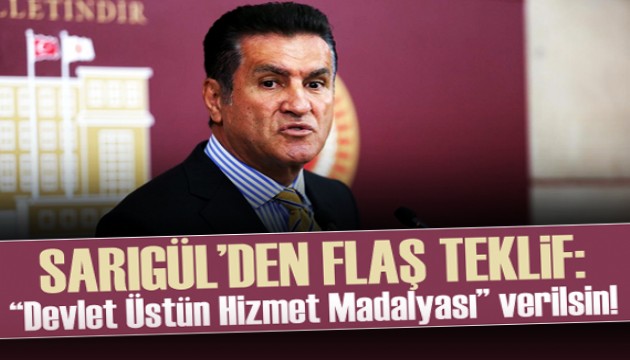 Mustafa Sarıgül, Ergin Ataman'a Devlet Üstün Hizmet Madalyası verilmesini teklif etti