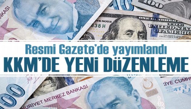 Resmi Gazete'de yayımlandı: Kur korumalı mevduat sisteminde yeni düzenleme