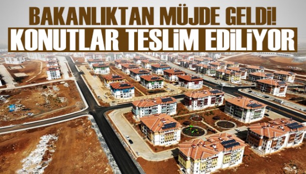 Gaziantep'te deprem konutları teslim ediliyor