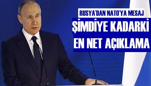 Rusya'dan NATO'ya net mesaj!