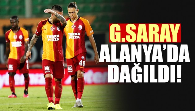 Galatasaray, Alanya'da dağıldı!