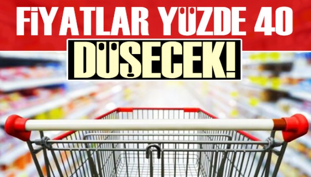 Fiyatların yüzde 40 ineceği tahmin ediliyor!