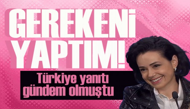 Açıklamaları gündem olan Özgü Namal: Gerekeni yaptım