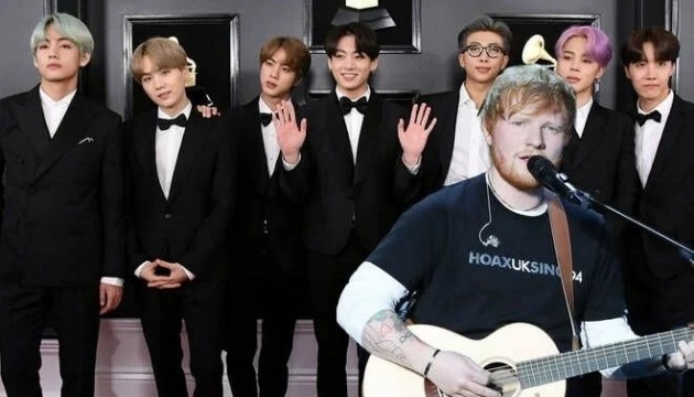 BTS ile Ed Sheeran'dan işbirliği