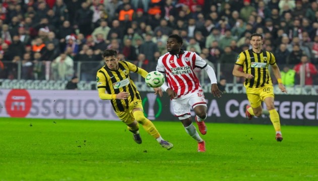 Samsunspor Konferans Ligi'nde mağlup