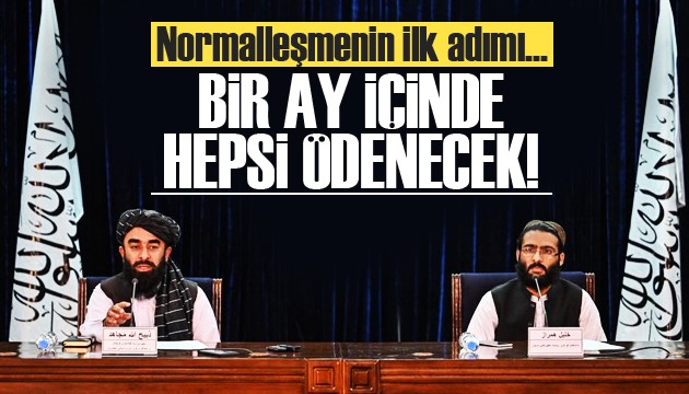 Taliban memurların 3 aylık maaşlarının ödeneceğini açıkladı