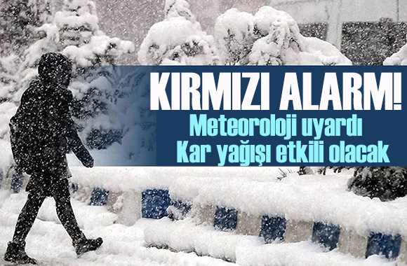 Meteoroloji uyardı! Kar yağışı ve rüzgar etkili olacak