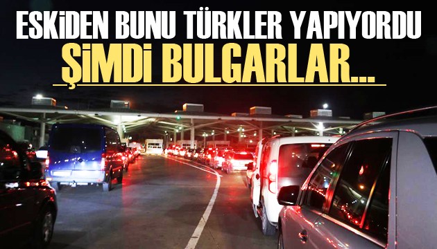 Edirne'ye alışverişe gelen Bulgarlar Kapıkule'de yoğunluk oluşturdu