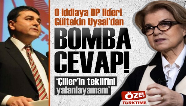 DP liderinden Talat Atilla'ya kulisleri karıştıracak bomba açıklama! 'Tansu Çiller' iddiasına olay cevap