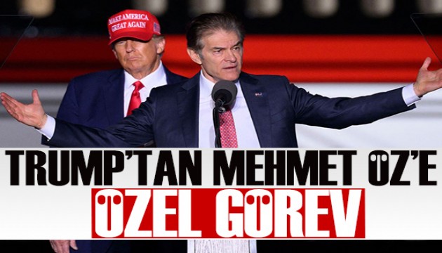 Trump'tan Mehmet Öz'e özel görev