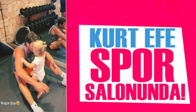 Kurt Efe spor salonunda! O anları Başak Dizer böyle paylaştı!