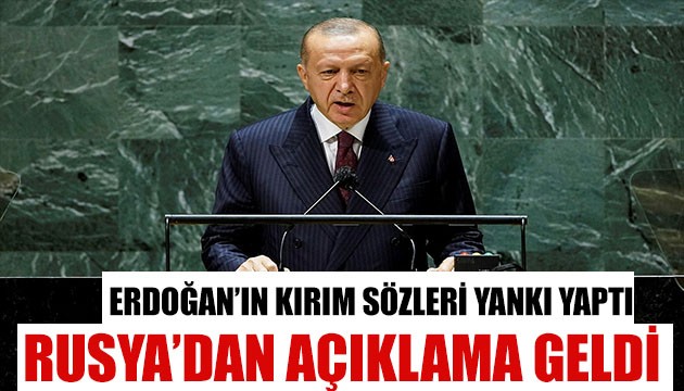 Rusya'dan Erdoğan açıklaması