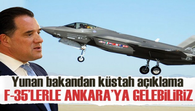 Yunan bakandan küstah açıklama: Bir gece F-35’lerle Ankara’ya gelebiliriz