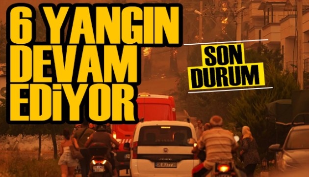 Orman yangınlarında son durum! Bakan Yumaklı açıkladı: 6 yangın devam ediyor