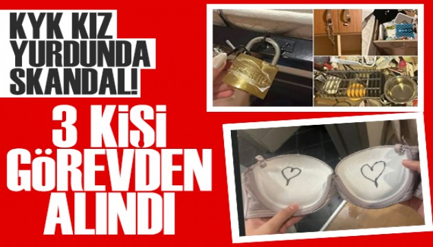 KYK yurdunda skandal! Müdürler görevden alındı
