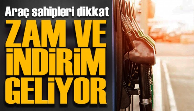 Araç sahipleri dikkat! Hem zam hem indirim geliyor