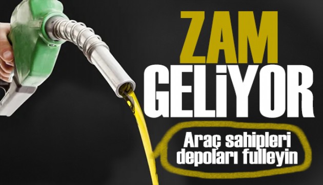 Araç sahipleri dikkat! Motorine zam geliyor