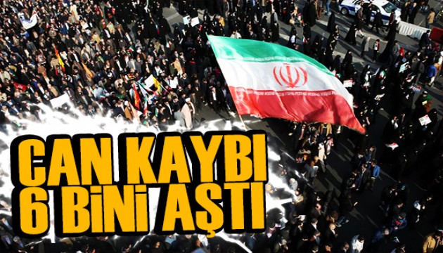 İran'da can kaybı 6 bini aştı! Gözaltı sayıları da artıyor