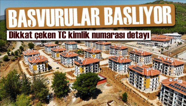 500 bin sosyal konut! Başvurular başlıyor