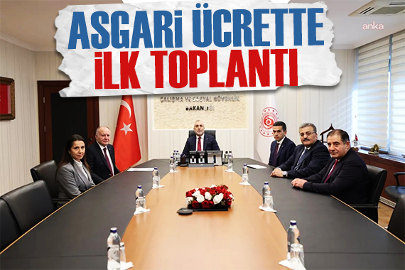 Asgari ücret zammında ilk toplantı sona erdi