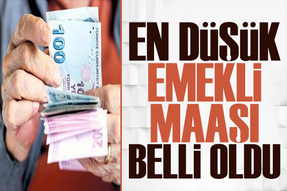 En düşük emekli maaşında rakam belli oldu