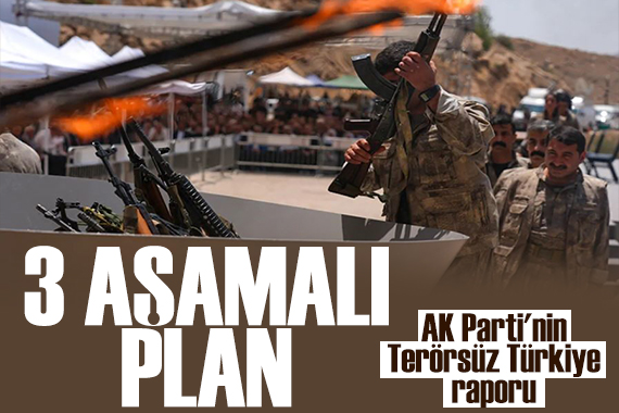 AK Parti'den 3 aşamalı Terörsüz Türkiye raporu