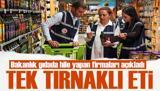 Gıdada hile yapan firmalar ifşalandı! Pidede tek tırnaklı eti