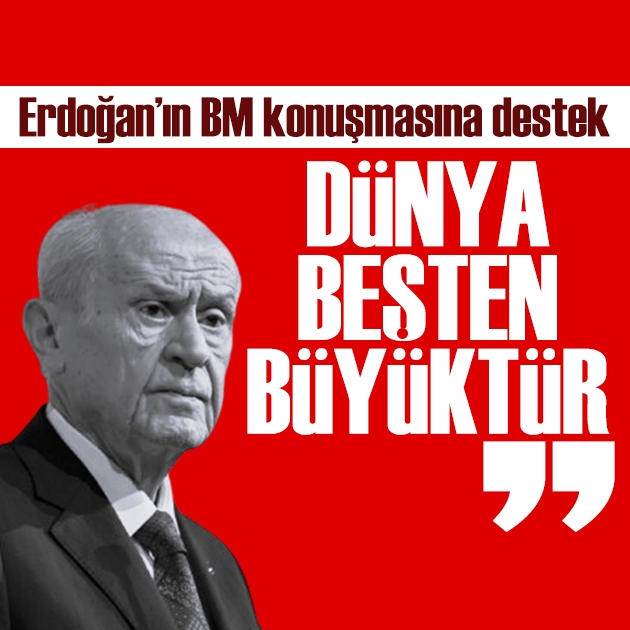 Bahçeli'den BM reformu çağrısı: Veto imtiyazı kaldırılmalı
