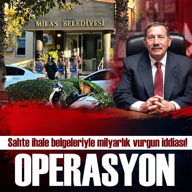 Milas Belediyesine dev operasyon! Fevzi Topuz ve oğlu şüpheliler arasında