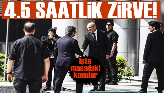 Ankara'da kritik zirve! Bakan Şimşek-CHP görüşmesi 4,5 saat sürdü