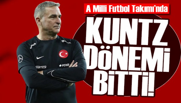 A Milli Takım'da yeni dönem! Kuntz görevden alındı