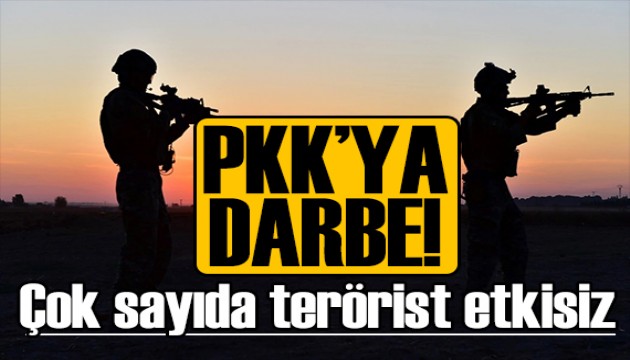 MSB duyurdu: PKK'ya ağır darbe! Etkisiz hale getirildiler