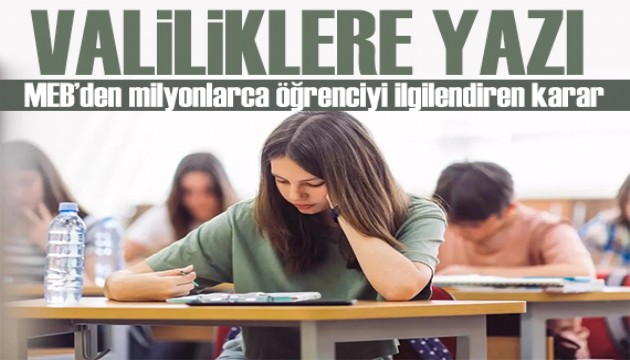 MEB'den 81 ile yazı! Milyonlarca öğrenciyi ilgilendiriyor