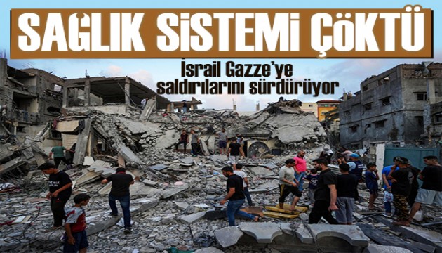 İsrail 3 bomba attı! Gazze'de sağlık sistemi çöktü