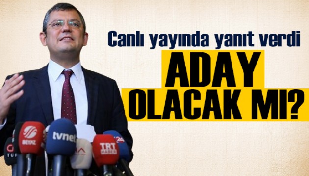 Özgür Özel'den adaylık sorusuna yanıt: Cumhurbaşkanı adayı değilim