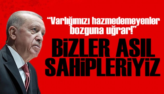 Cumhurbaşkanı Erdoğan Ahlat'ta: Bizler bu toprakların sahipleriyiz