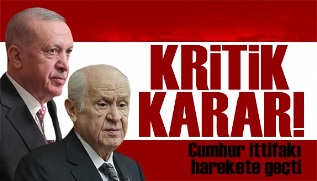 Cumhur İttifakı harekete geçti: Koçbaşları belirlenecek