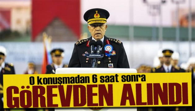 Resmi Gazete'de yayımlandı: Orgeneral Arif Çetin görevden alındı!