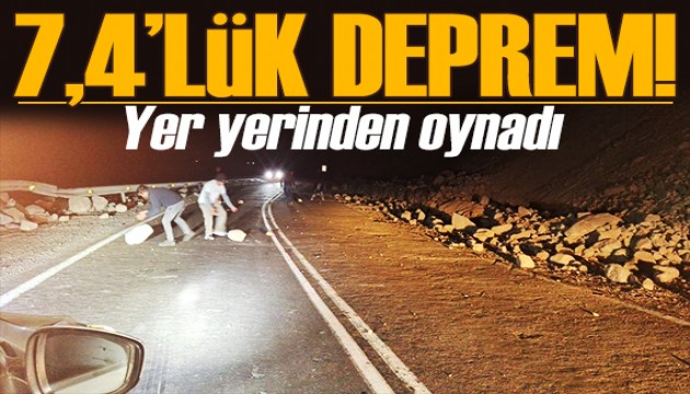 7,4 şiddetinde deprem böyle kaydedildi! Şili'de panik anları