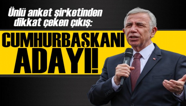 MAK'tan dikkat çeken çıkış: Mansur Yavaş cumhurbaşkanı adayı!