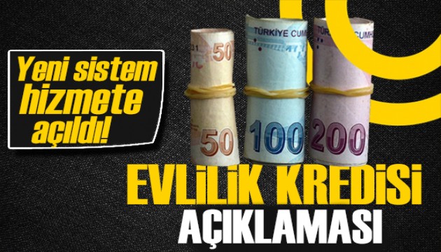 Bakanlıktan evlilik kredisi açıklaması: Yeni sistem başladı