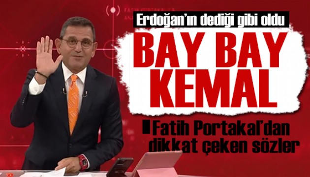 Fatih Portakal'dan Kılıçdaroğlu açıklaması: Erdoğan'ın dediği oldu