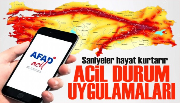 Deprem anı ve sonrasında hayat kurtaran uygulamalar!