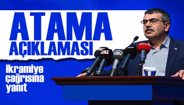 Bakan Tekin'den atama açıklaması: Planlama yapacağız