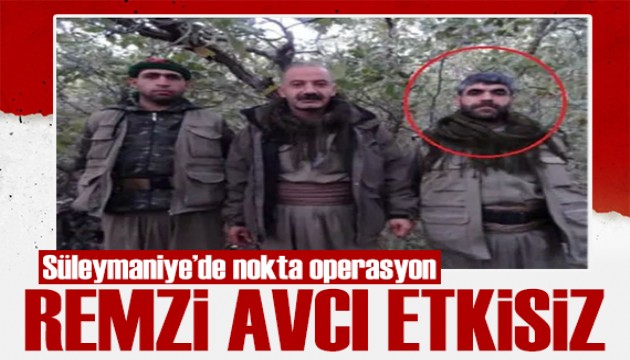 MİT'ten Süleymaniye'de nokta operasyon: Remzi Avcı etkisiz hale getirildi