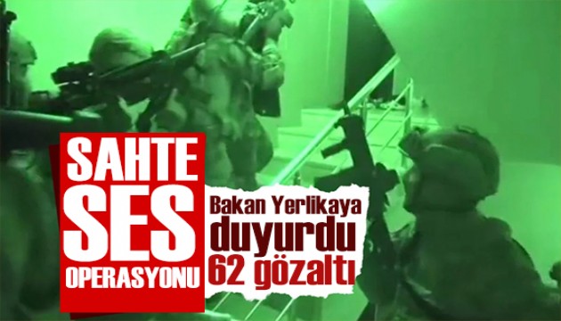 6 ilde operasyon! Bakan Yerlikaya duyurdu: 62 kişi yakalandı