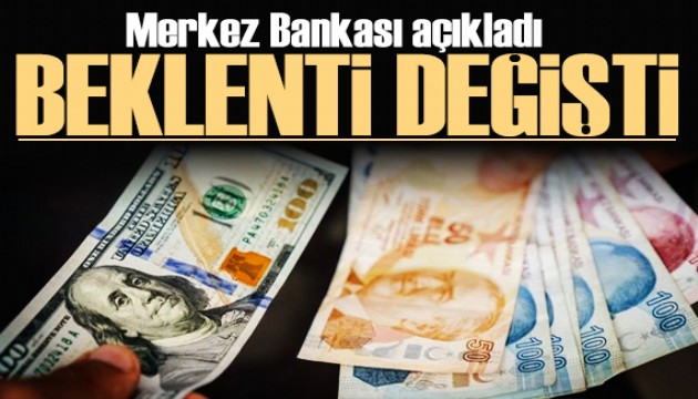 SON DAKİKA: Merkez Bankası açıkladı: Yıl sonu dolar ve enflasyon beklentisi!