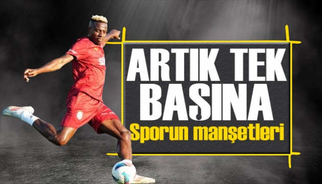 Osimhen artık tek başına! Spor basını bugün ne yazdı? (5 Aralık)