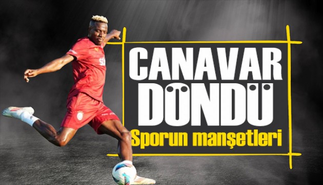 Canavar geri döndü! Spor basını bugün ne yazdı? (23 Kasım)